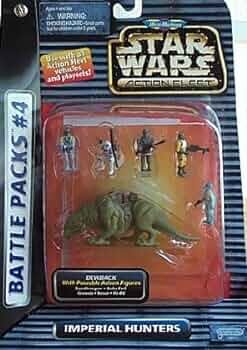 Star Wars Micro Machines Dewback Battle Packs #4 Galactic Hunters